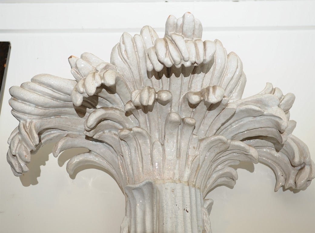 Spectacular Italian Ceramic Stove, very ornamental, T.O.C. at 1stDibs