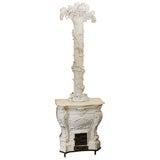 Spectacular Italian Ceramic Stove, very ornamental, T.O.C.