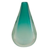 Seguso Aqua Colored Vase Seguso Aqua Colored Vase