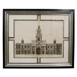 AN  ENGRAVING OF THE ROYAL EXCHANGE, LONDON