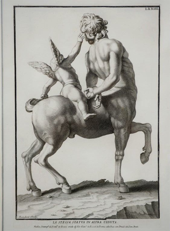 A FANCIFUL ENGRAVING BY DOMENICO DE ROSSI