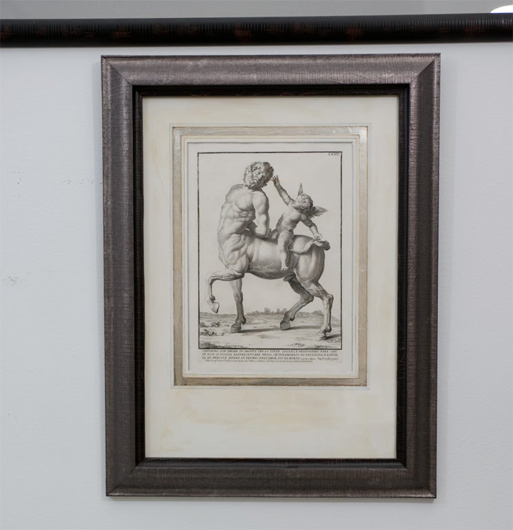 A FANCIFUL ENGRAVING BY DOMENICO DE ROSSI