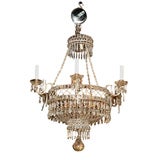 Italian Crystal and glass Chandelier