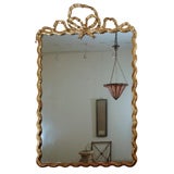 Antique A Late Nineteenth Century Giltwood Overmantle Mirror