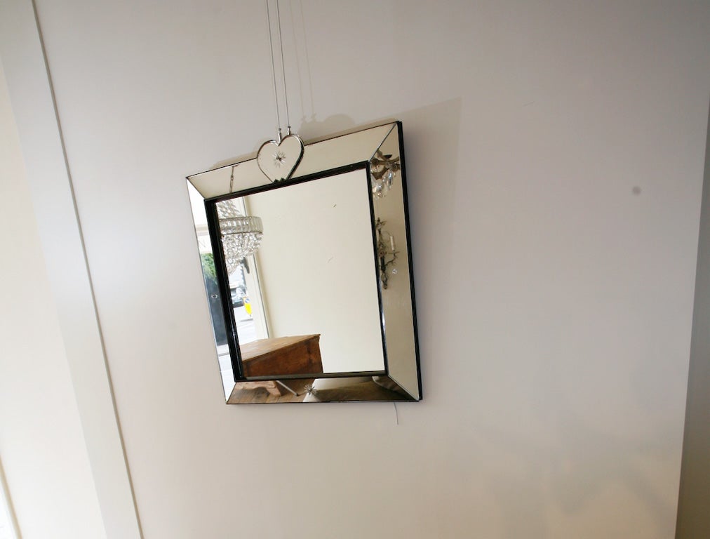 A Square Cushion Frame Mirror