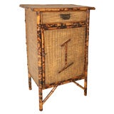 20th Century Bamboo and Rattan Cabinet