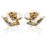 Fab 50s Wire Lounge Chairs