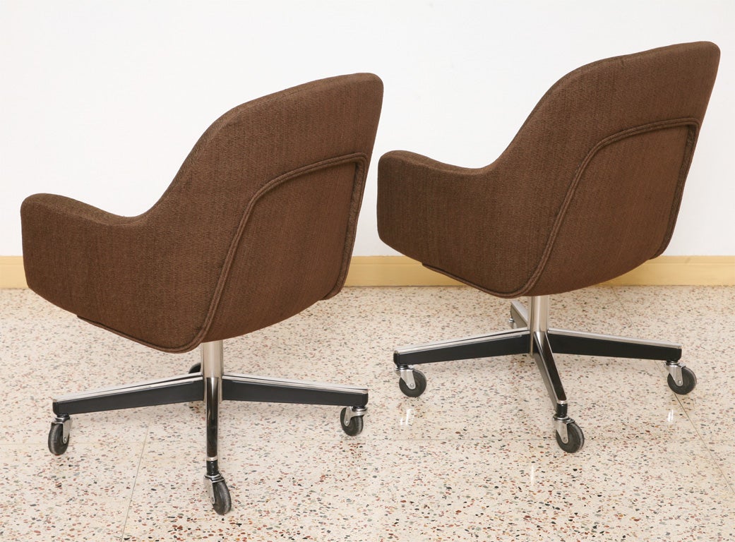 Max Pearson Egg Style Armchairs for Knoll