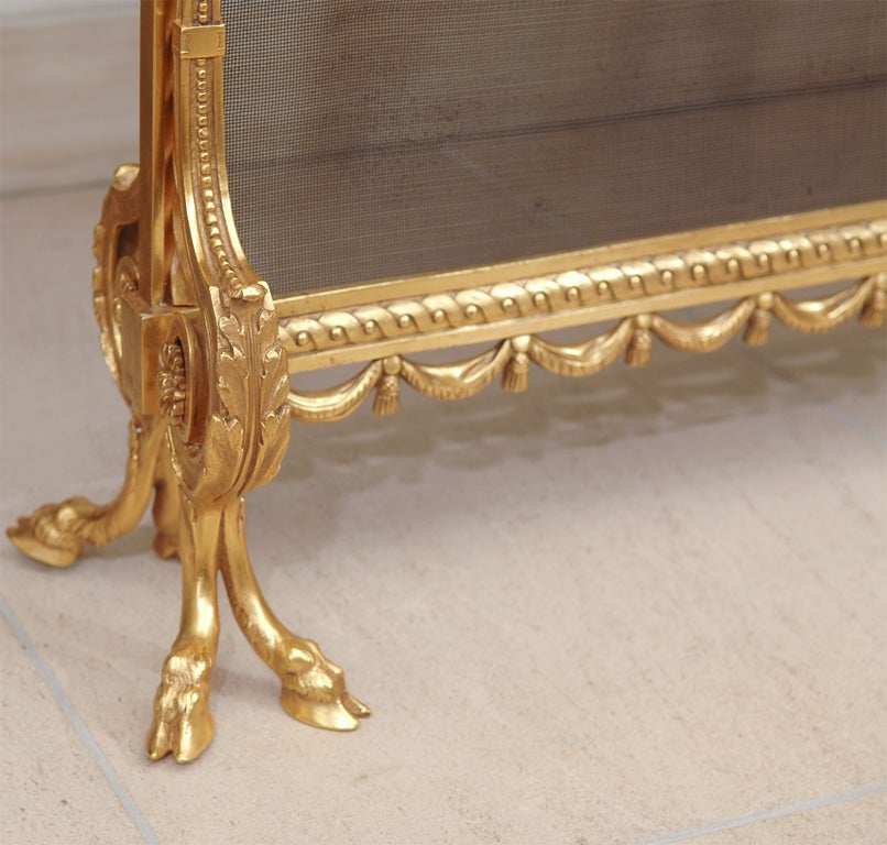 French First quality 19th Century Empire Firescreen