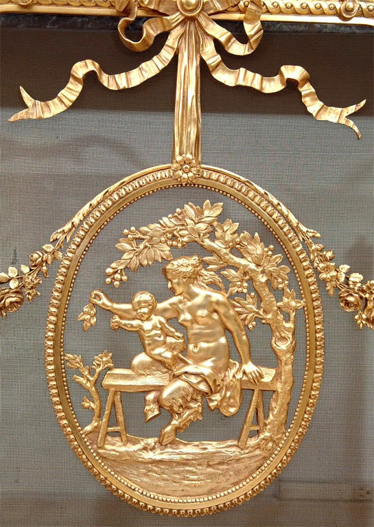 First quality 19th Century Empire Firescreen 2