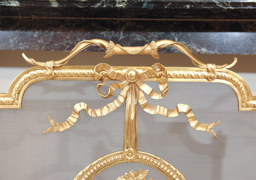 First quality 19th Century Empire Firescreen 3