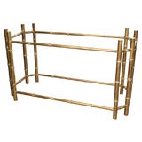 Brass Bamboo Dining Table Base