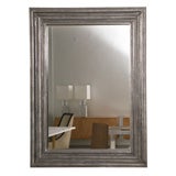 Vintage Tin Veneered Mirror