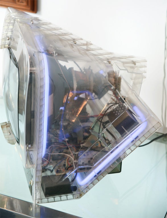 Lucite and Neon Television 2