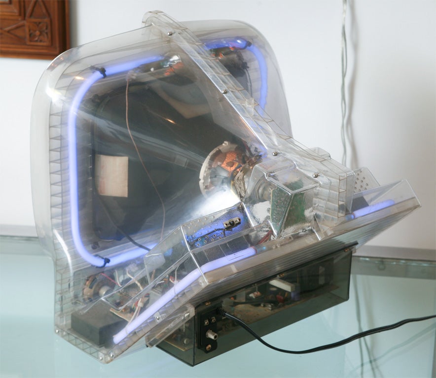 Lucite and Neon Television 5