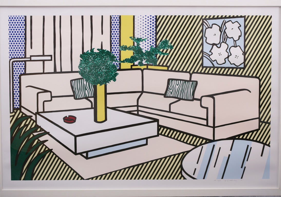 Yellow Vase  By Roy Lichtenstein