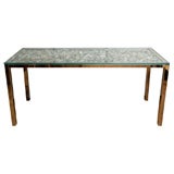 Abalone Shell Encrusted Console Table