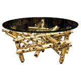 SCULPTURAL COFFEE TABLE ATTRIBUTED TO CURTIS JERE.