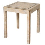 Maitland Smith Brass and Stone Side Table