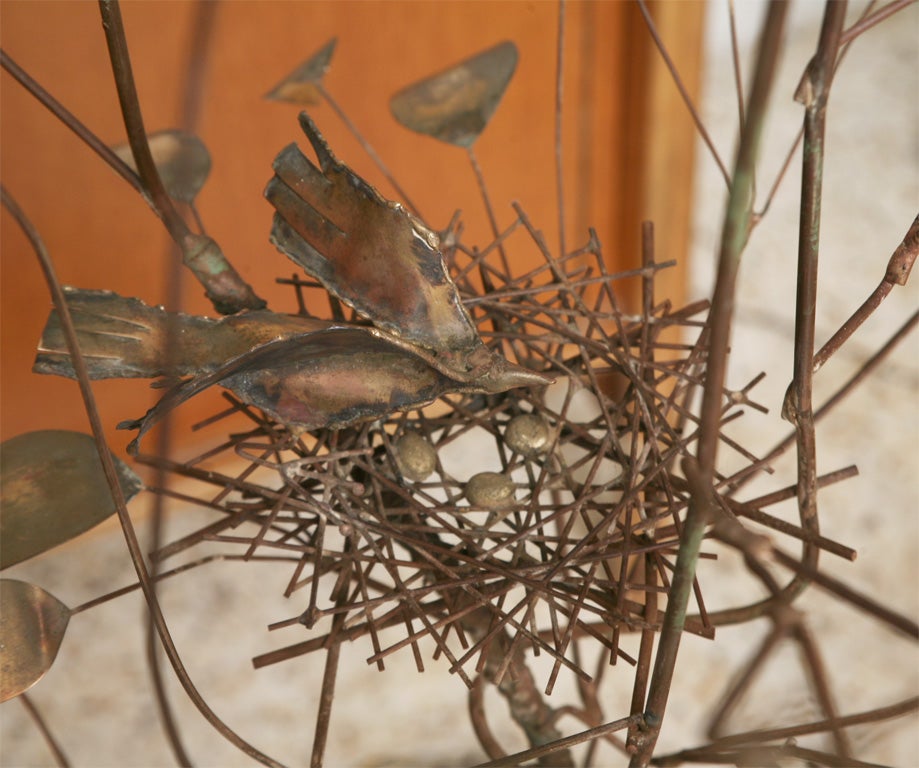 Large FreeStanding Copper Tree Sculpture by C. Jere at 1stDibs free