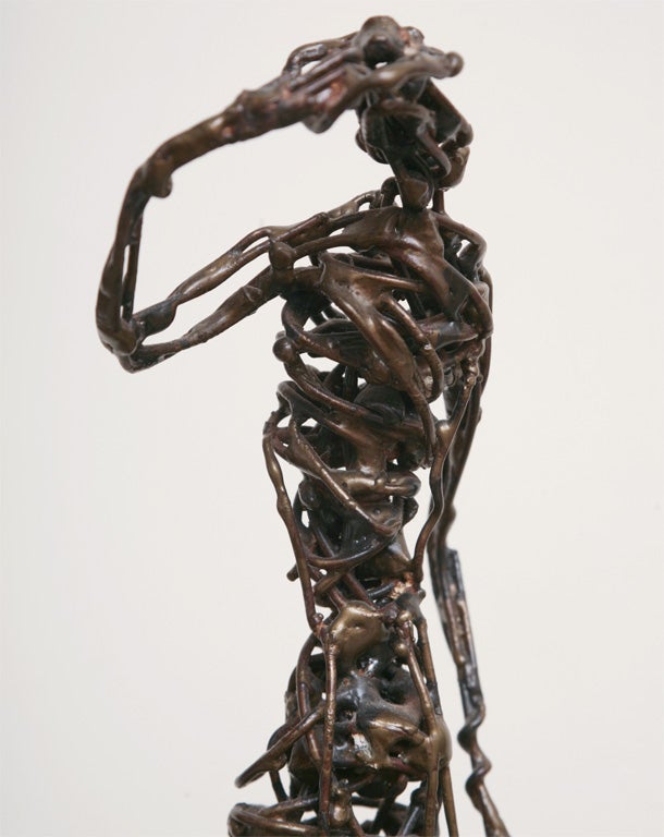 Victor Zaikine Bronze Sculpture in the style of Giacometti 3