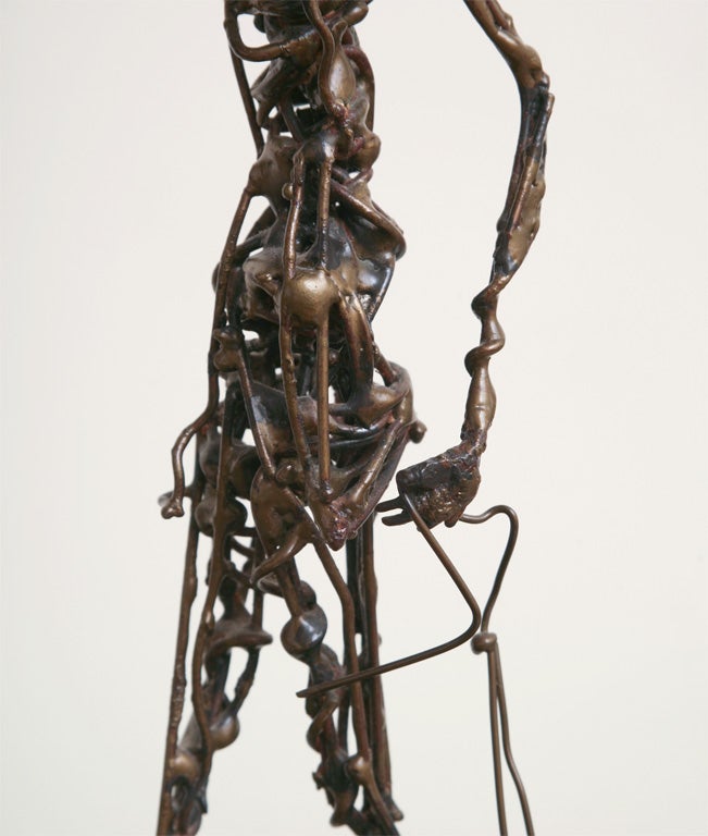 Victor Zaikine Bronze Sculpture in the style of Giacometti 4