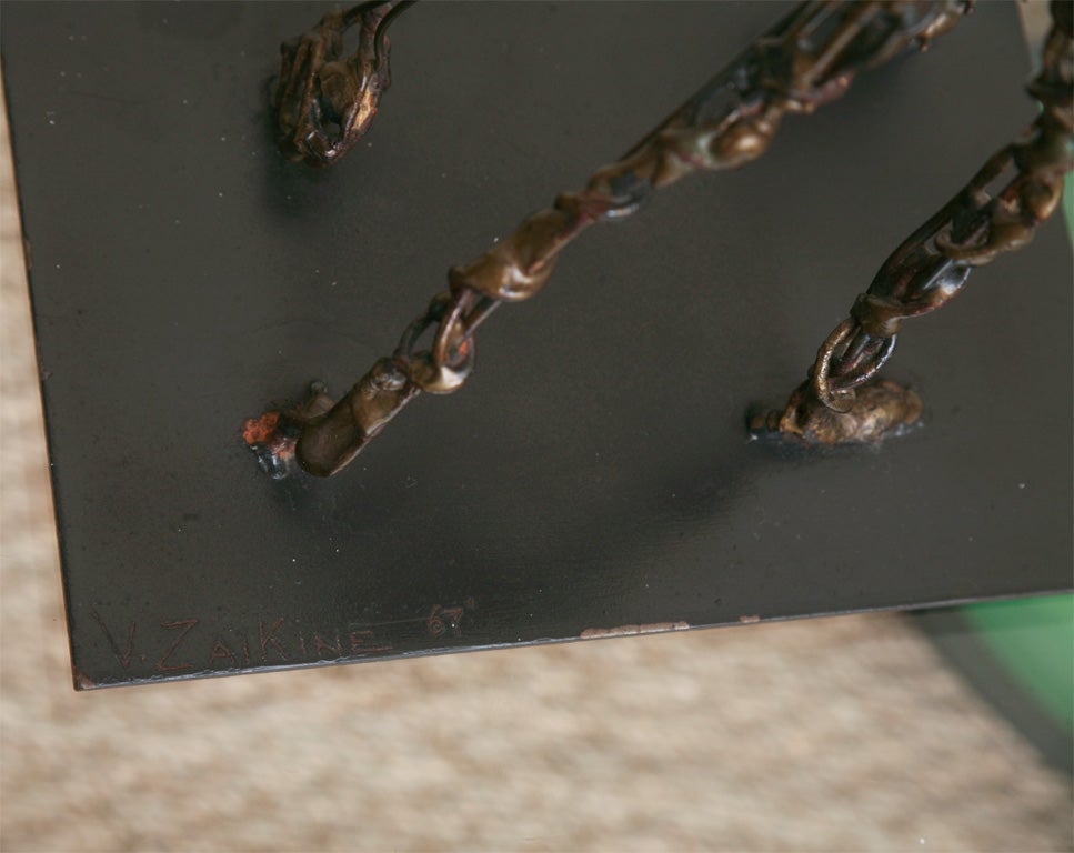 Victor Zaikine Bronze Sculpture in the style of Giacometti 5