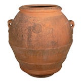 Pair of Italian Terracotta Olive Jars