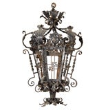 Hand-forged Iron Italian Lantern