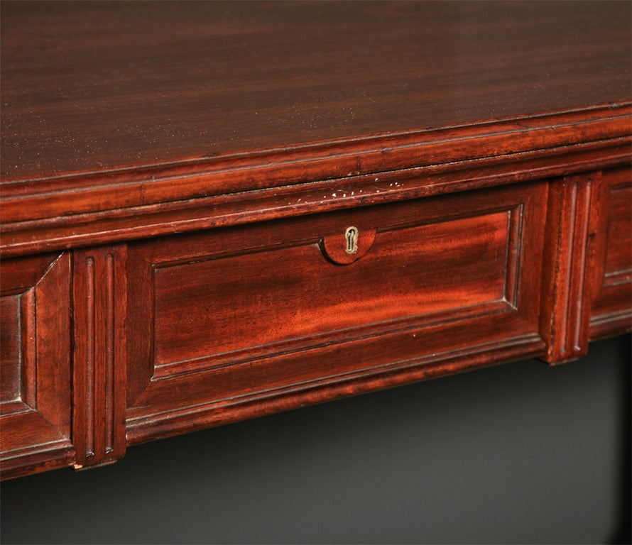 An English William IV period mahogany side table or server. For Sale 6