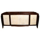 French Art Deco Parchment / Palisander "Rio"-  Buffet/ Sideboard