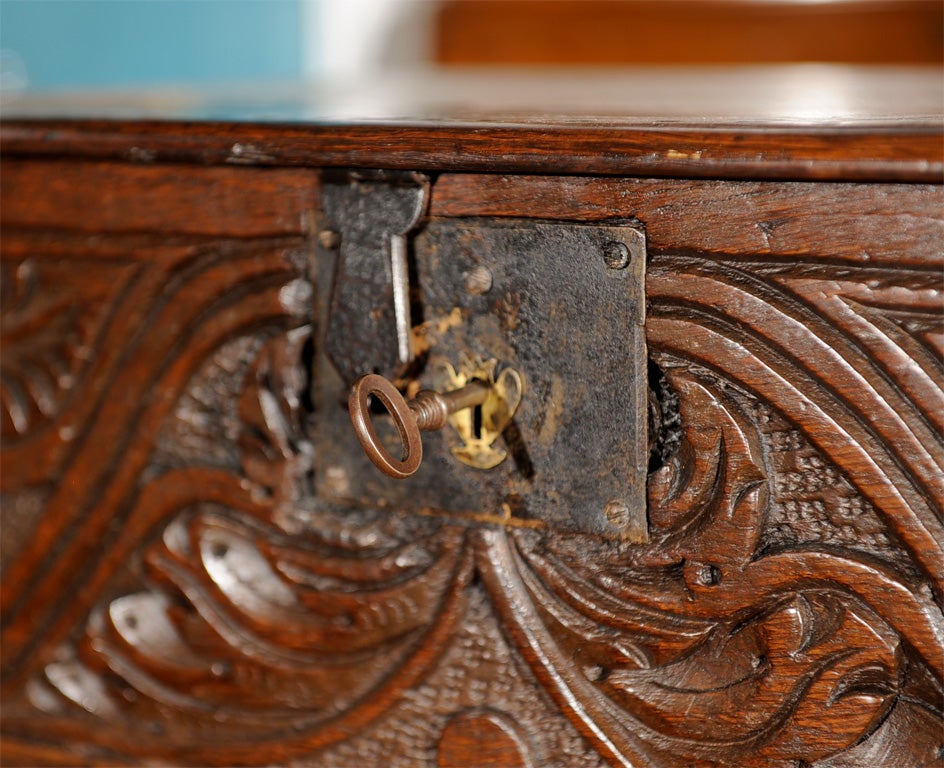 Period Jacobean Document Box In Good Condition For Sale In Washington, DC