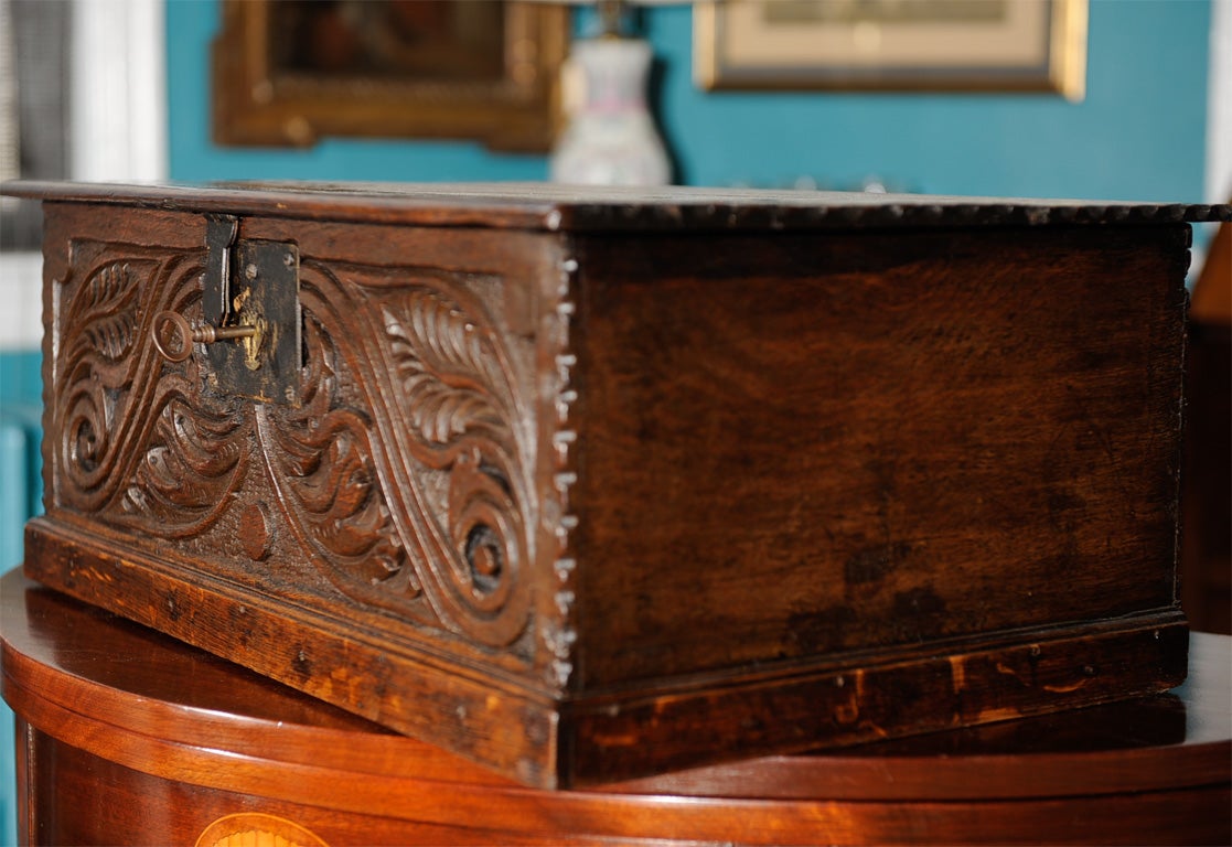 18th Century and Earlier Period Jacobean Document Box For Sale