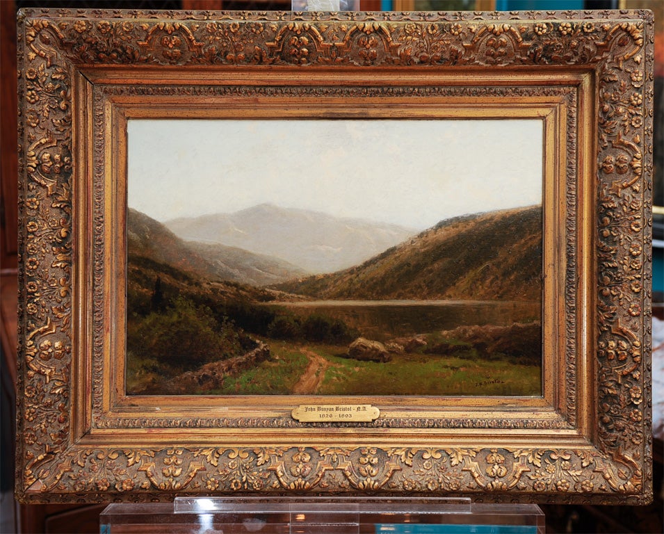 Hudson River Painting, c. 1860 by John Bunyan Bristol (American 1826-1909)National Academy of Design 1858-1900.