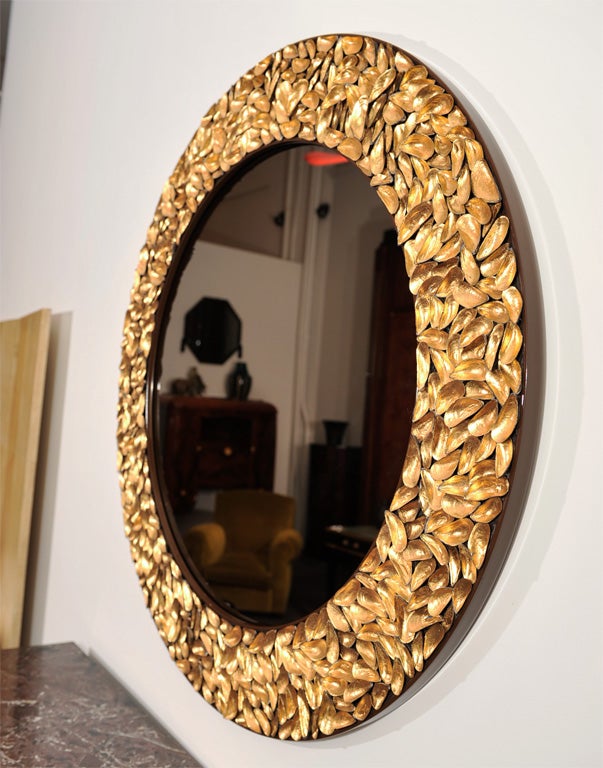Contemporary Shell Mirror by Thomas Boog 3