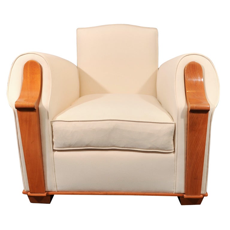 Art Deco Club Chair by Batistin Spade