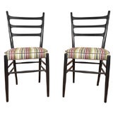 Six Paul Smith upholstered Italian chairs