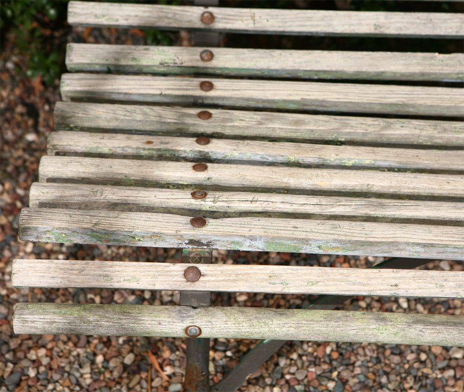 19th Century An English Garden Bench, Circa 1880