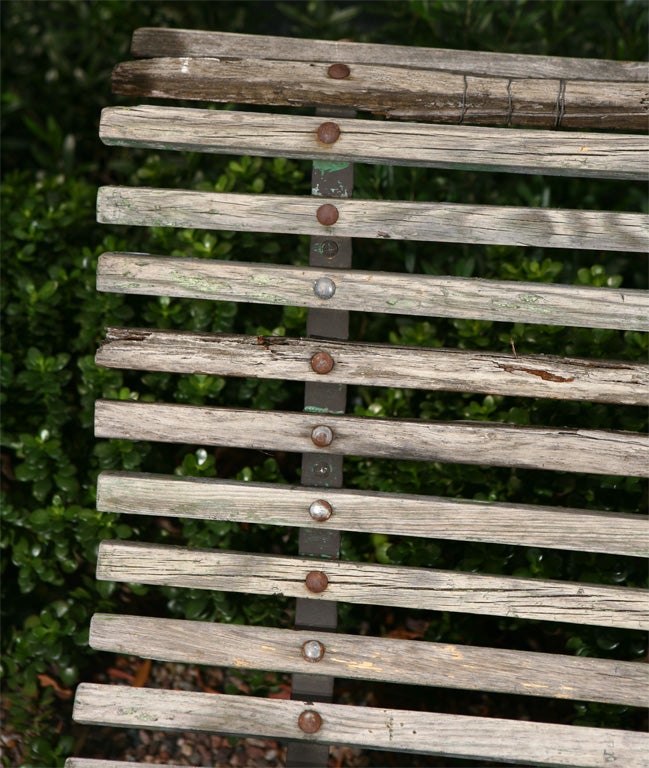 An English Garden Bench, Circa 1880 1