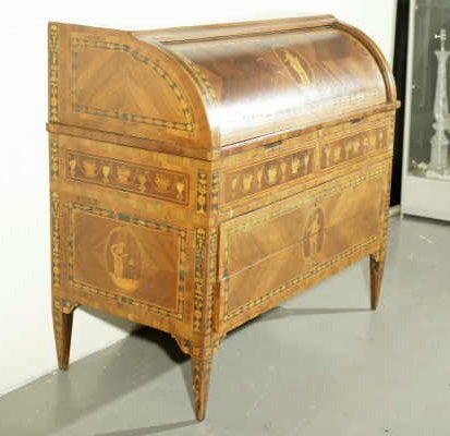 Italian Secretary Rolltop Desk