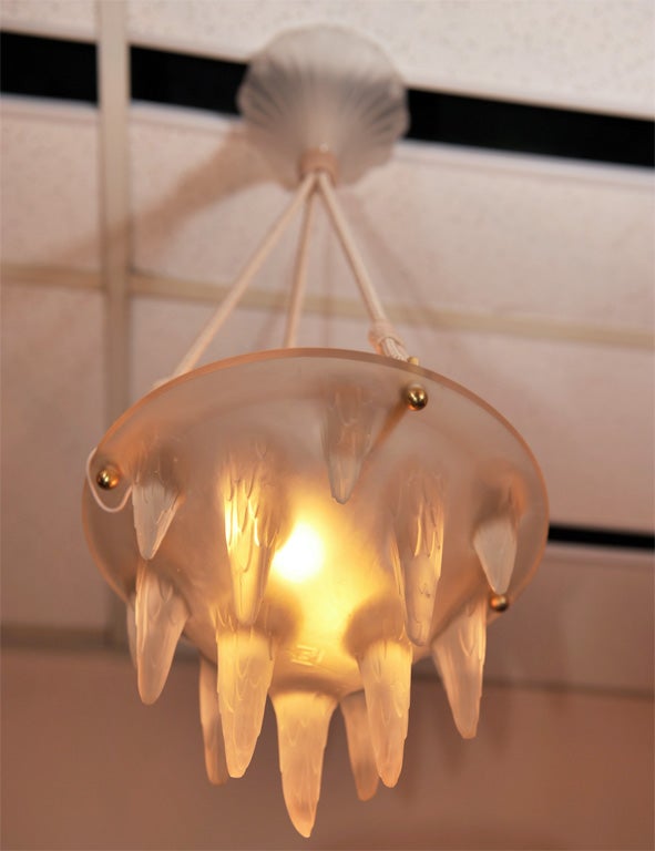 Rene Lalique Chandelier "Stalactites"
