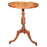 Most Unusual English Oak Tilt Top Table