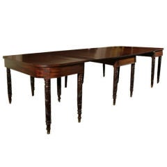 Antique New York City Federal Dining Table - Stamped by Maker