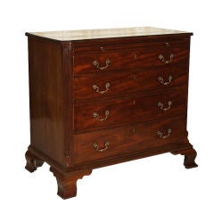 Chippendale Bureau with Brushing Slide