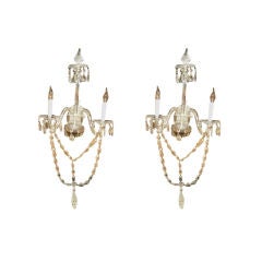 PAIR Regency Style Two Light Scones - CHOICE!