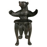"Black Forest"  Bear Chair