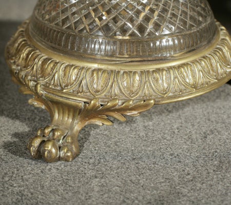 Bronze Baccarat Crystal Floor Lamp