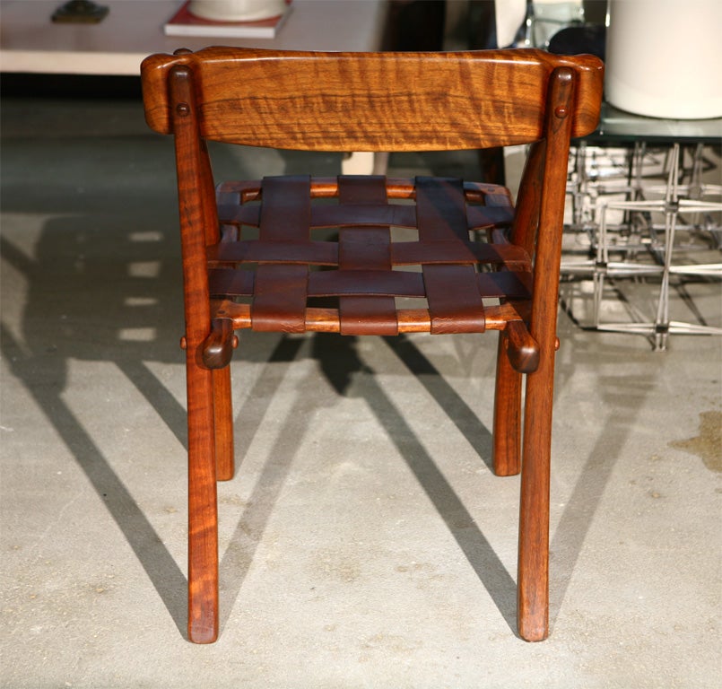 Late 20th Century Arthur Espenet Carpenter Sedua Wishbone Chair For Sale