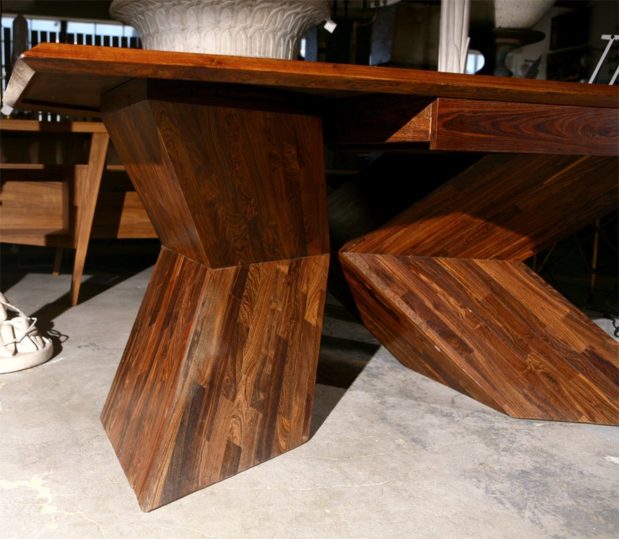 Mid-20th Century Don Shoemaker Cocobolo Desk