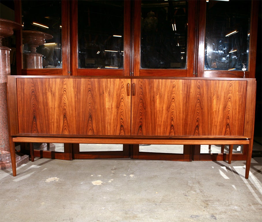 Cabinetmaker Niels Vodder rosewood sideboard, from Denmark, 1960s.